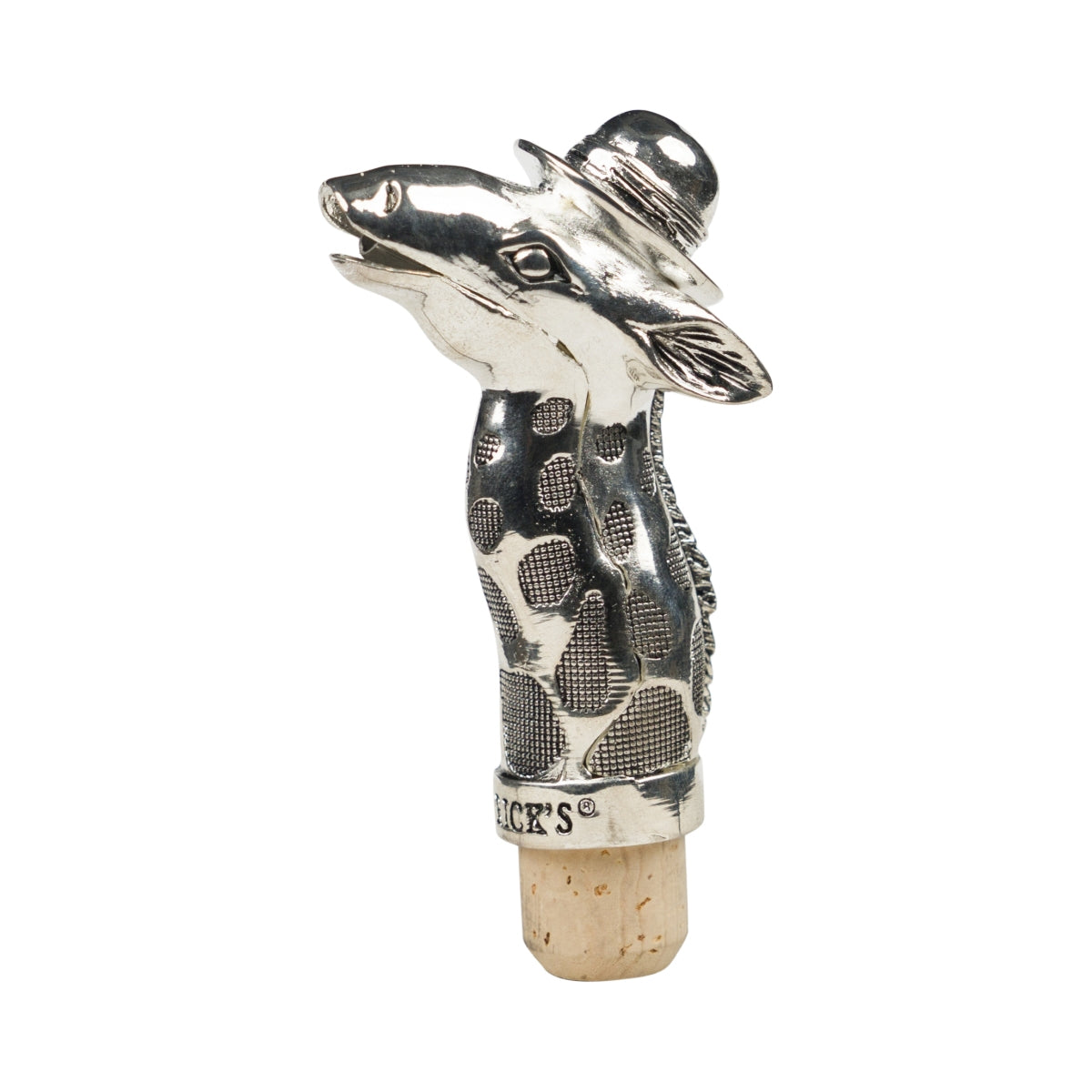 Hendricks Gin Pourer Giraffe Metal Pourer Bottle Top Dispenser – View 4