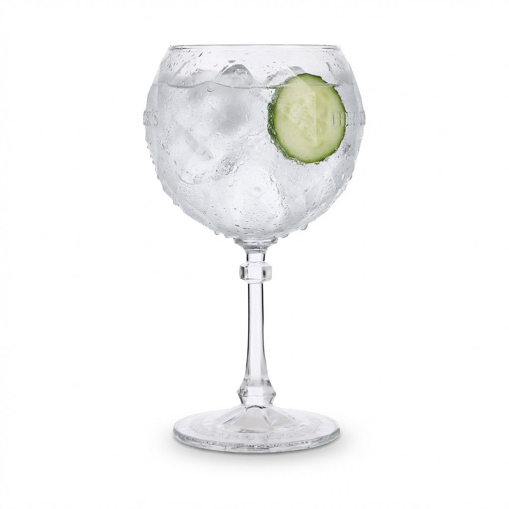 Hendricks Gin Glass 0.5l Design Balloon Glasses Elegant Relief Glass Contour Aperitif – View 2