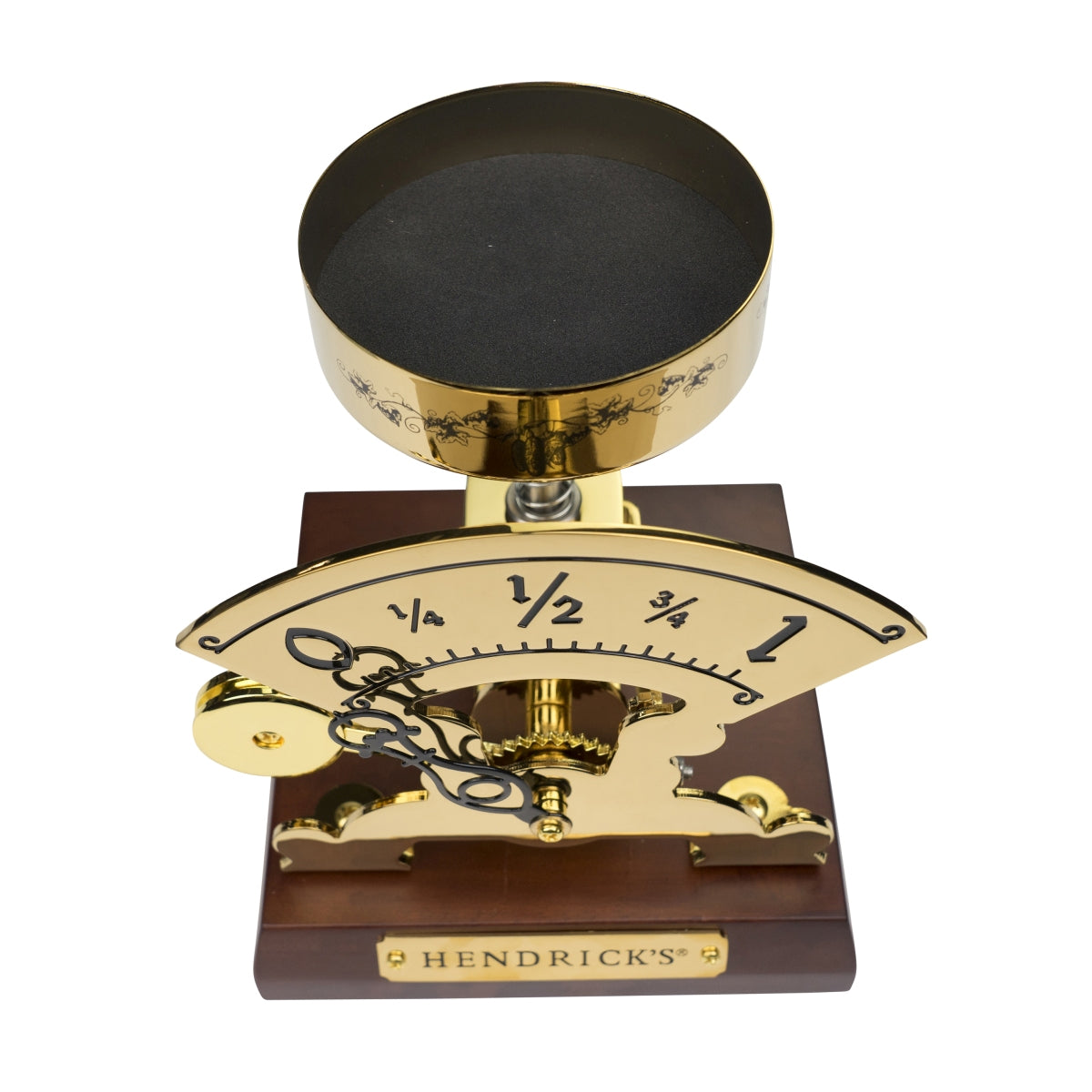 Hendricks Gin Glorifier Antique Scale Gold Bottle Stand Display Rare – View 6