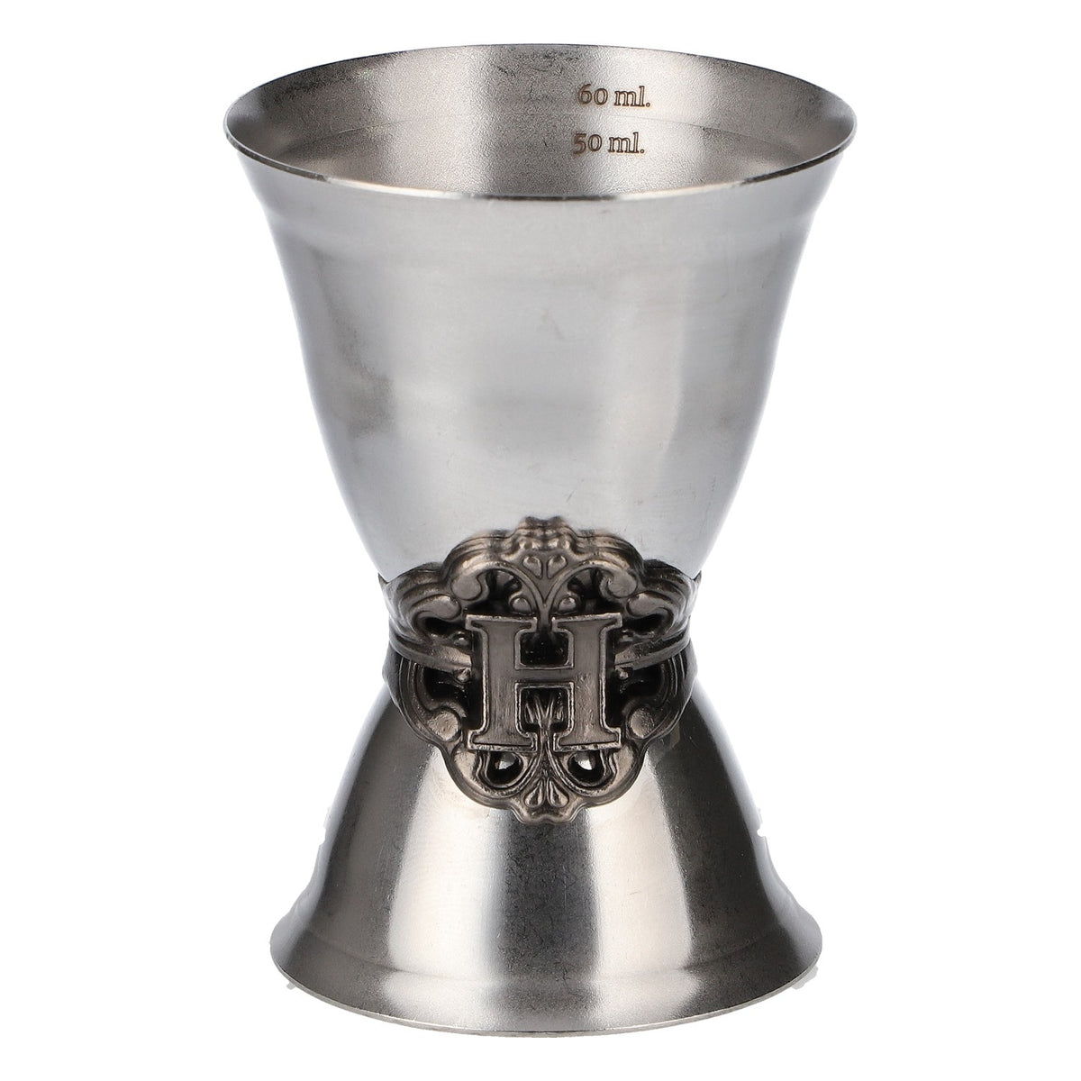 Hendricks Gin Jigger Measuring Cup Portioner Bar Accessories Silver Decorated – View 4