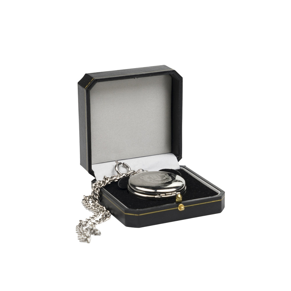 Hendricks Gin Pocket Watch Silver Chain Collector's Item Rare Gift Box Watch