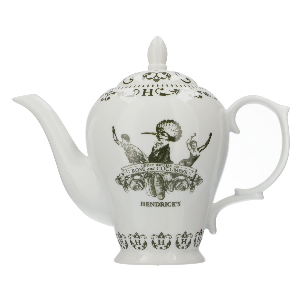 Hendricks Gin Tea Set Pot + 6 Cups + Saucers Very high quality and rare – View 3