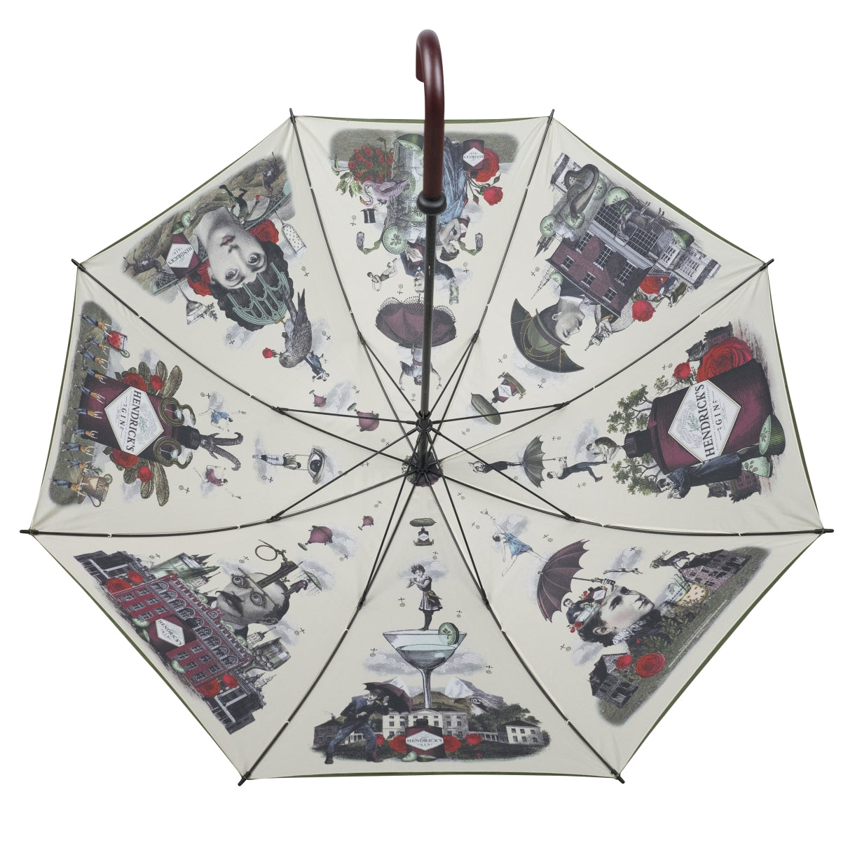 Hendricks Umbrella Parasol Rain Sun Ø134cm Stormproof Outdoor – View 4