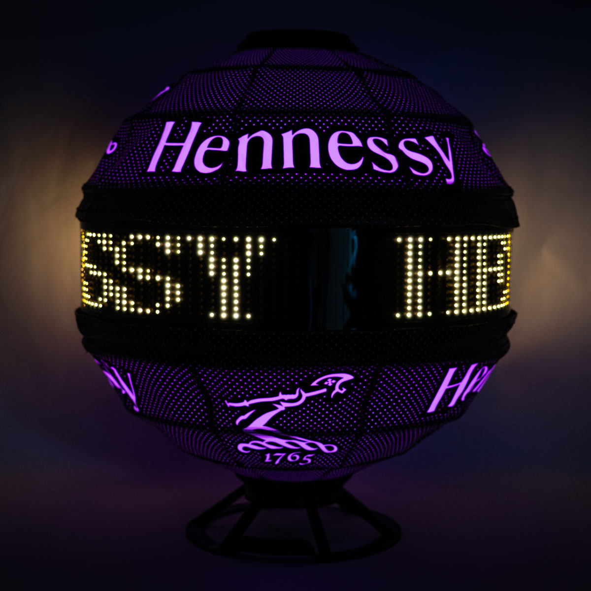 Hennessy Cognac LED Globe Illuminated Sign Bar Light – View 4