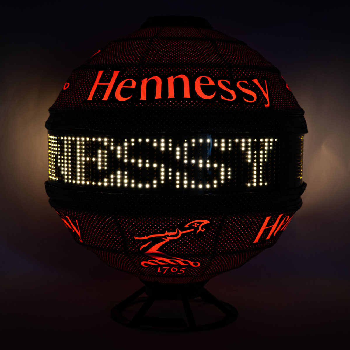 Hennessy Cognac LED Globe Illuminated Sign Bar Light – View 7