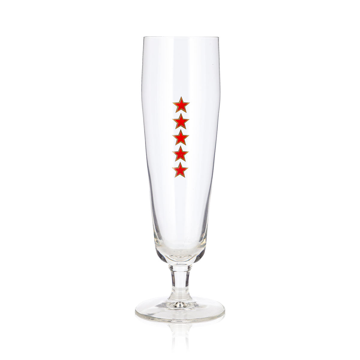 Hensen Beer Glass, 0.25 L, Pilsner Tulip-Shaped, Star Logo – View 2