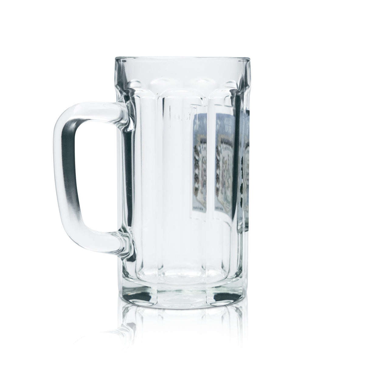 Herrbräu beer mug glass 0.5 l tankard Seidel motif glasses collector's item calibrated catering – View 2