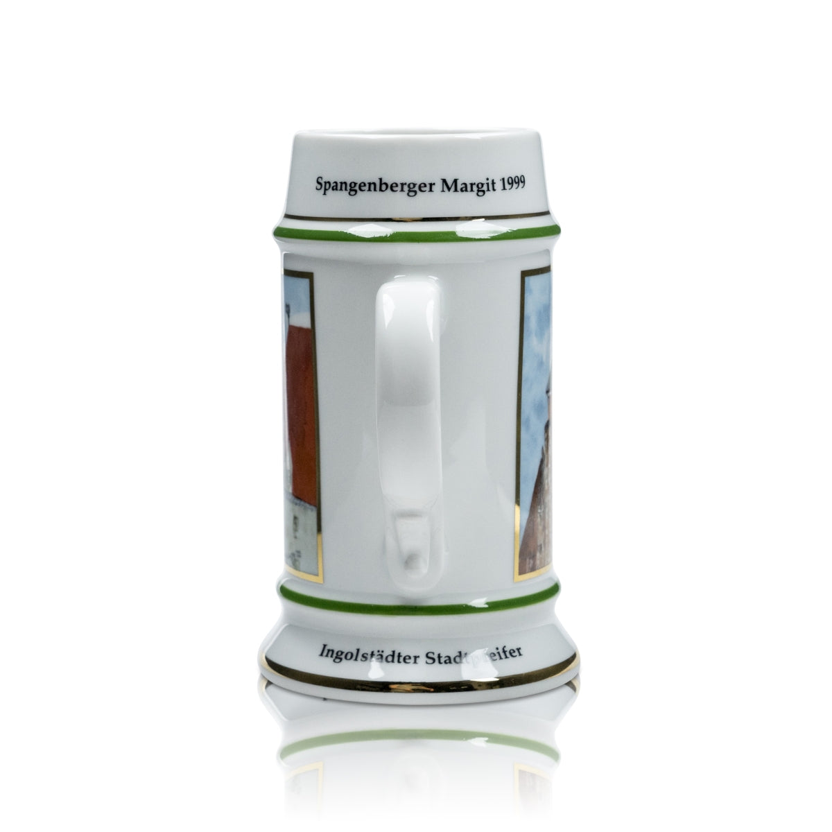 Herrnbräu collector's glass 0.5 l mug Spangenberger Margit 1999 Bavaria Rare – View 2