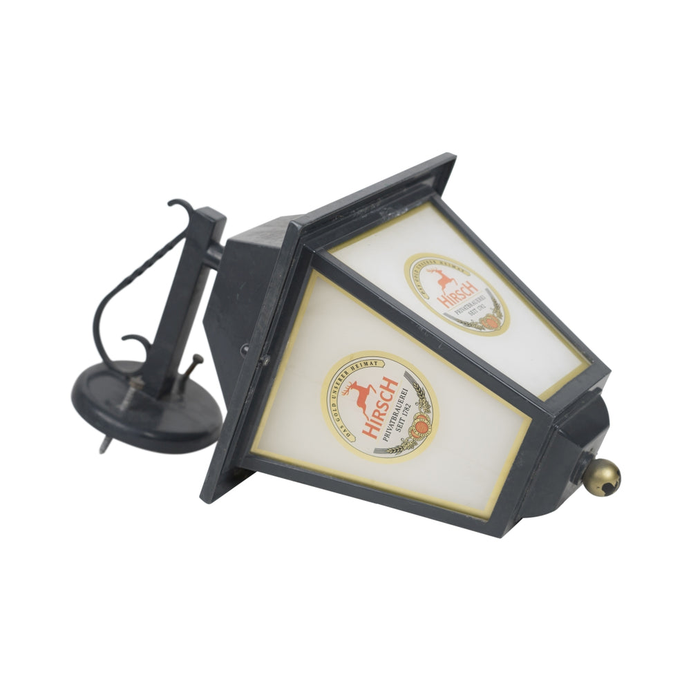 Hirsch Bräu Beer Lantern Brewery Gastro Outdoor Lamp Light Beer Garden Wall