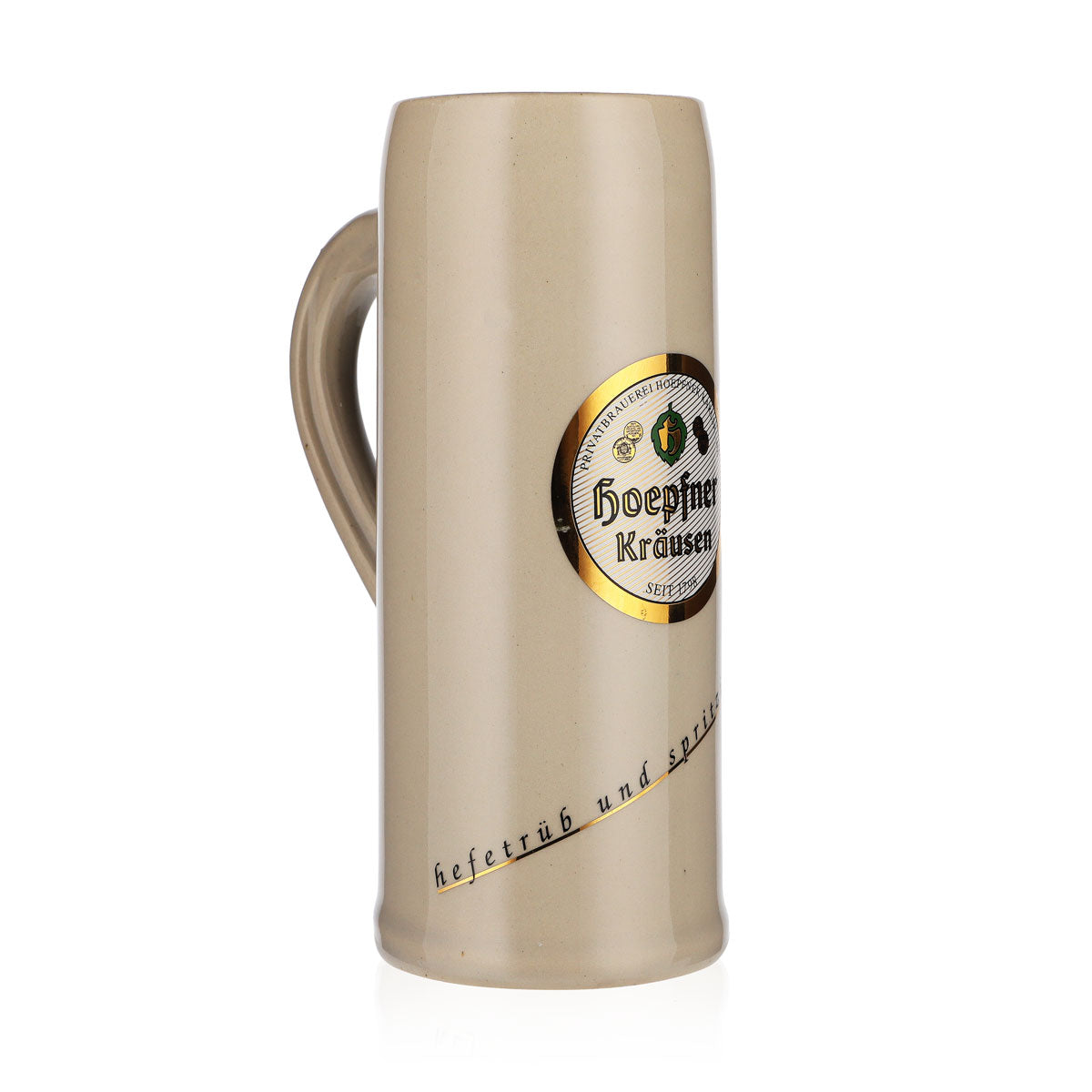 Hoepfner beer glass 0.5 l beer mug clay mug collector's glass "Hoepfner Kräusen" – View 2