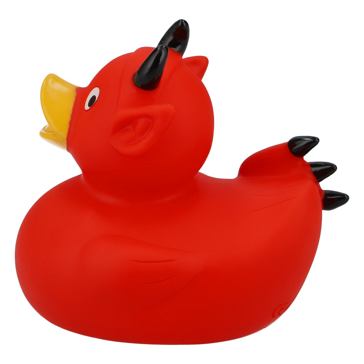 Devil's Bubble Devil Rubber Duck Bath Duck Squeaky Duck Red Horns Trident – View 2