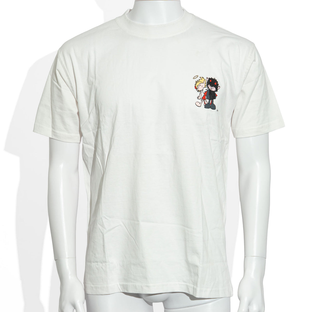 Höllensprudel Whiskey Glass White Devil & Angel Nici Cotton T-Shirt