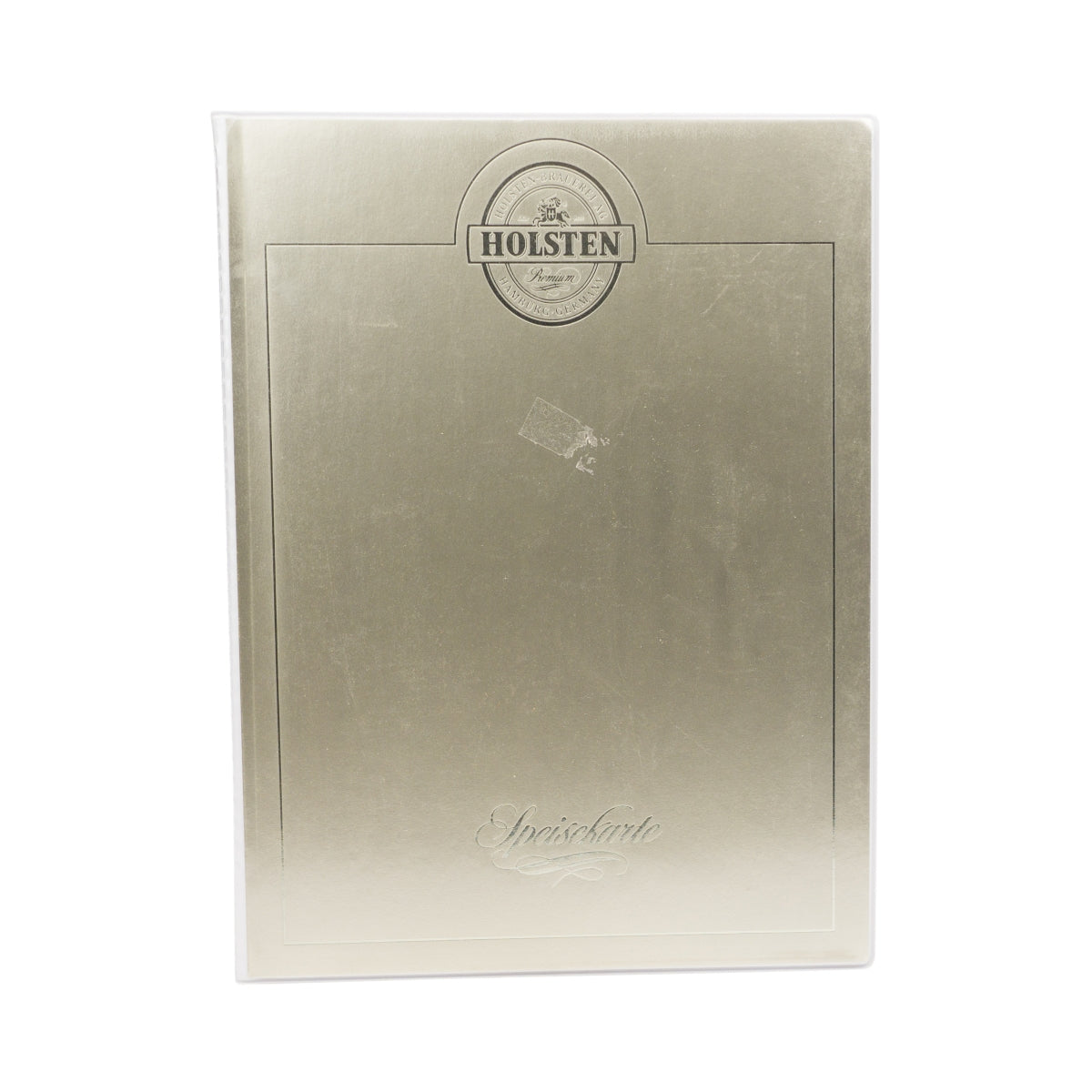 Holsten Beer Menu A4 Menu Holder 4 Sheets Gold Beverage Menu Bar