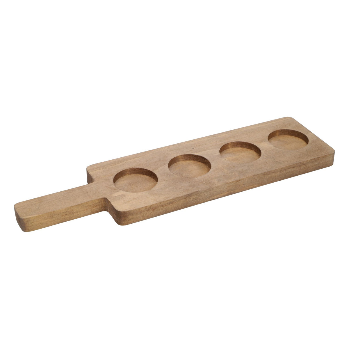 Wooden tray for 4 glasses Real wood board Tasting tray Shot meter