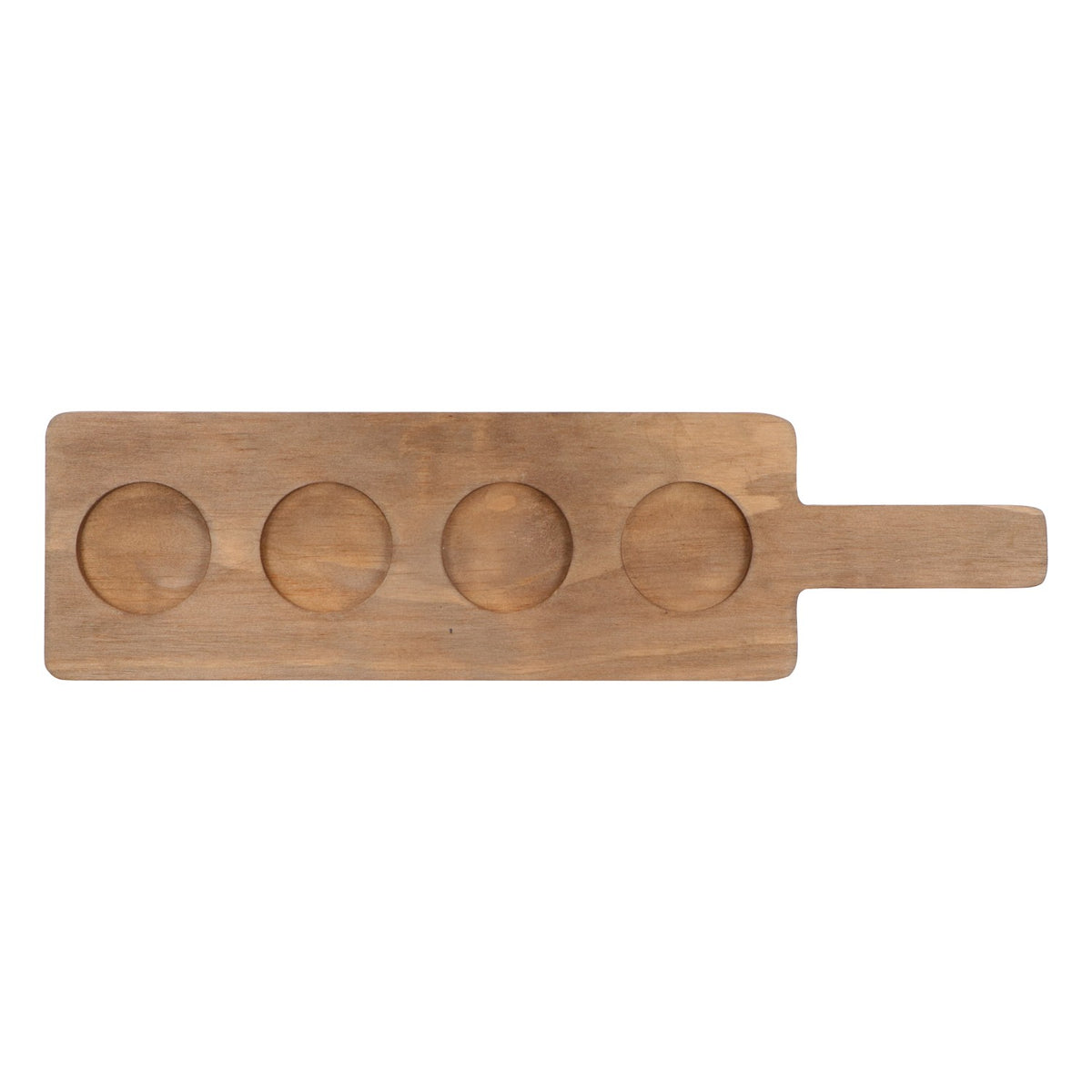 Wooden tray for 4 glasses Real wood board Tasting tray Shot meter – View 4
