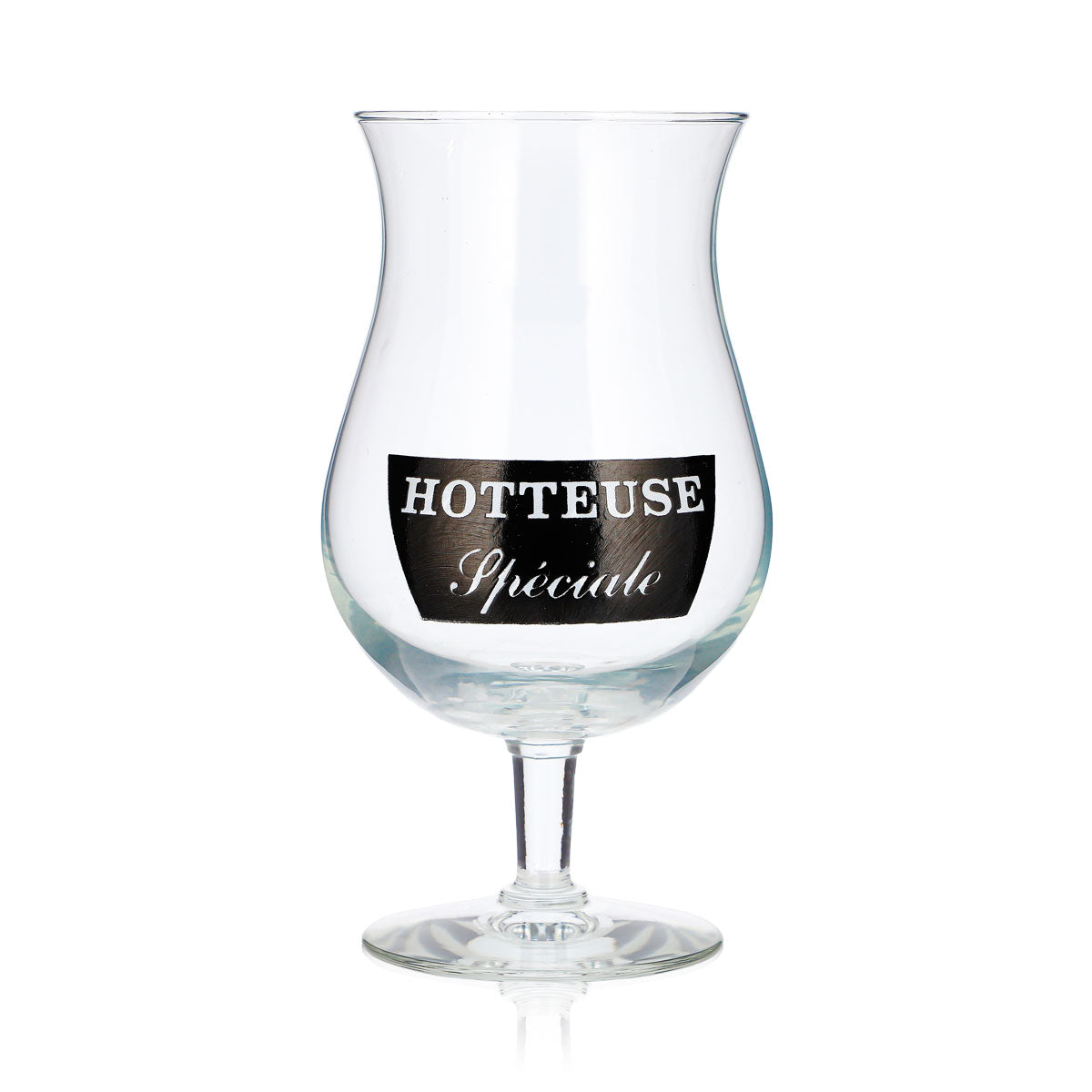 Hotteuse Beer Glass, 0.39 L Tulip Speciale, Black Logo Beer Glass, Goblet – View 2