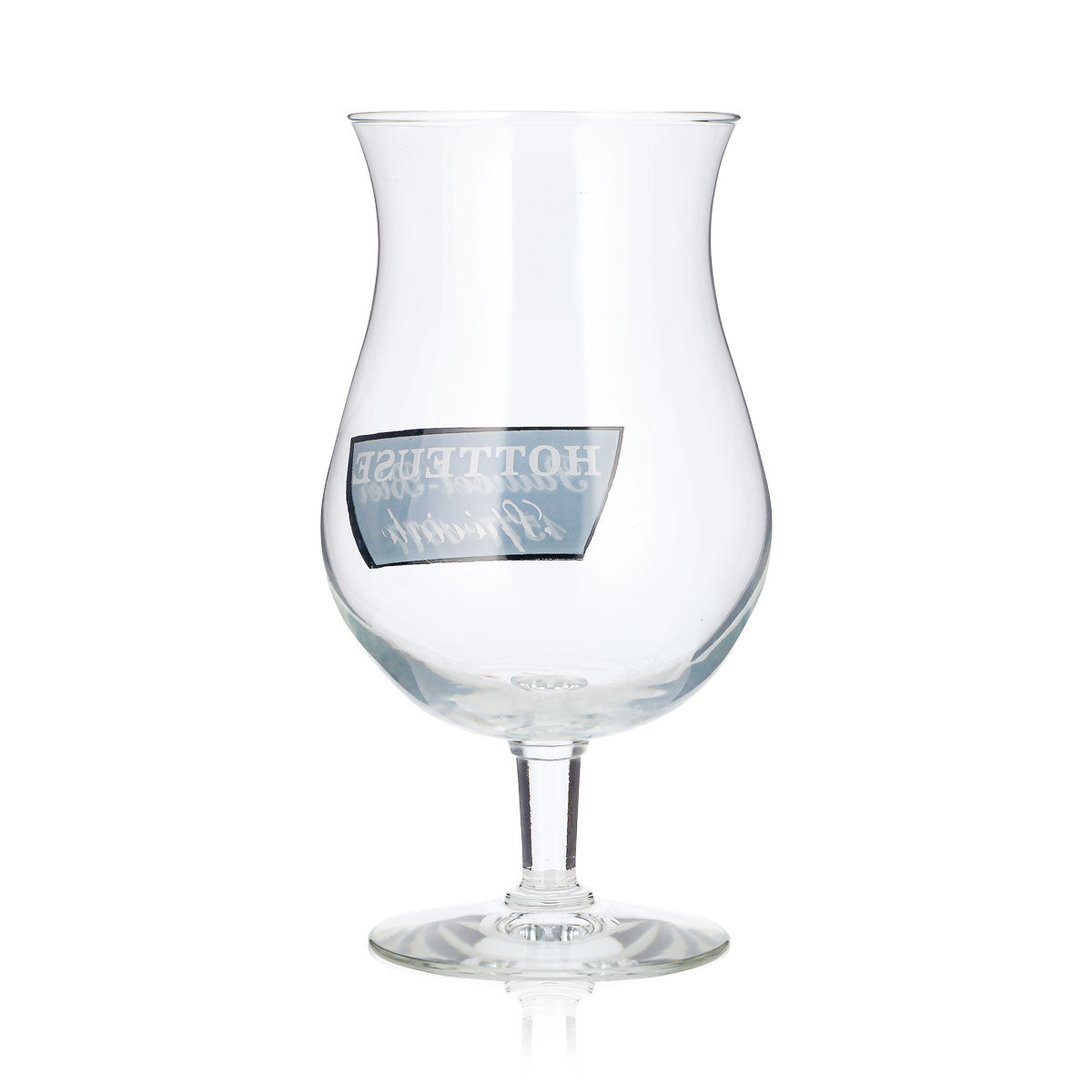 Hotteuse Beer Glass, 0.39 L Tulip Speciale, Black Logo Beer Glass, Goblet – View 4