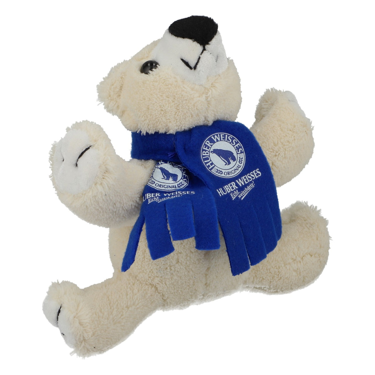 Huber Weisse Polar Bear Plush Toy – Original Beer Fan Merchandise