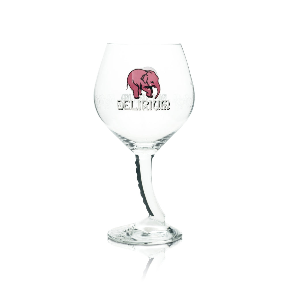 Huyghe Delirium Craft Beer Glass 0.5l Goblet Balloon Glasses Elephant Pink Beer