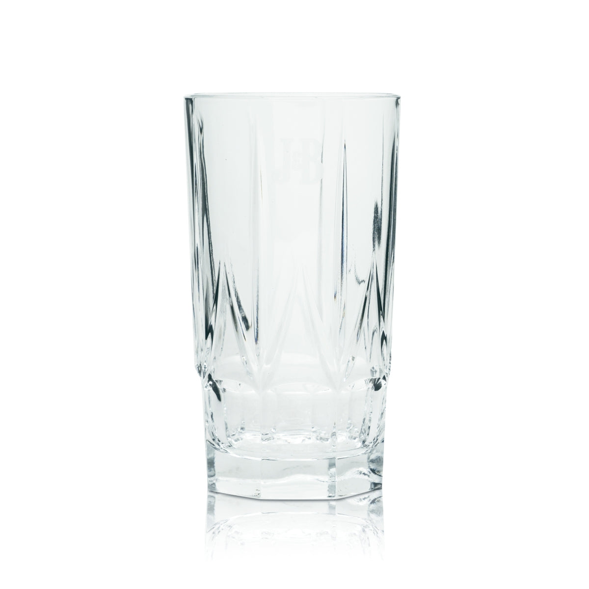 J&B Whiskey Glass 0.4l Long Drink Scotch Glasses Relief Crystal Cocktail Gastro Bar