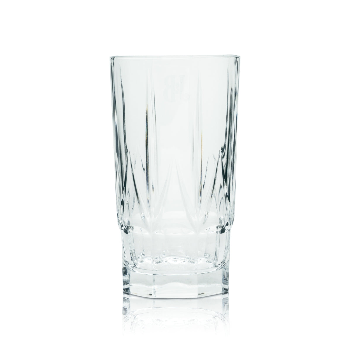 J&B Whiskey Glass 0.4l Long Drink Scotch Glasses Relief Crystal Cocktail Gastro Bar – View 2