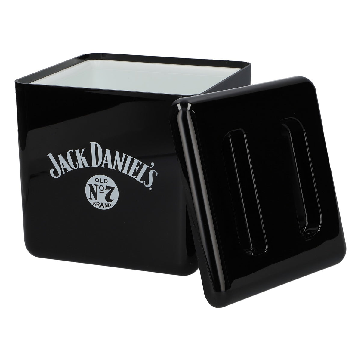 Jack Daniel's Whiskey Acrylic Cooler Ice Cube Tray, Black Plastic Bar Accessory – View 4