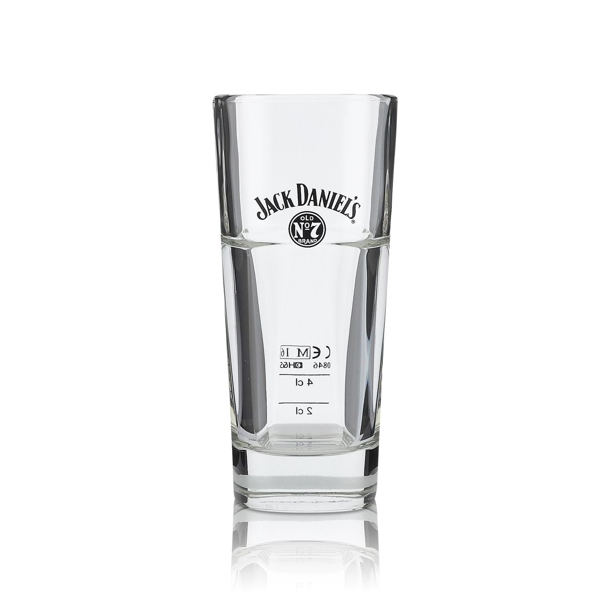 6x Jack Daniels Whiskey Glass Long Drink Stackable – View 5
