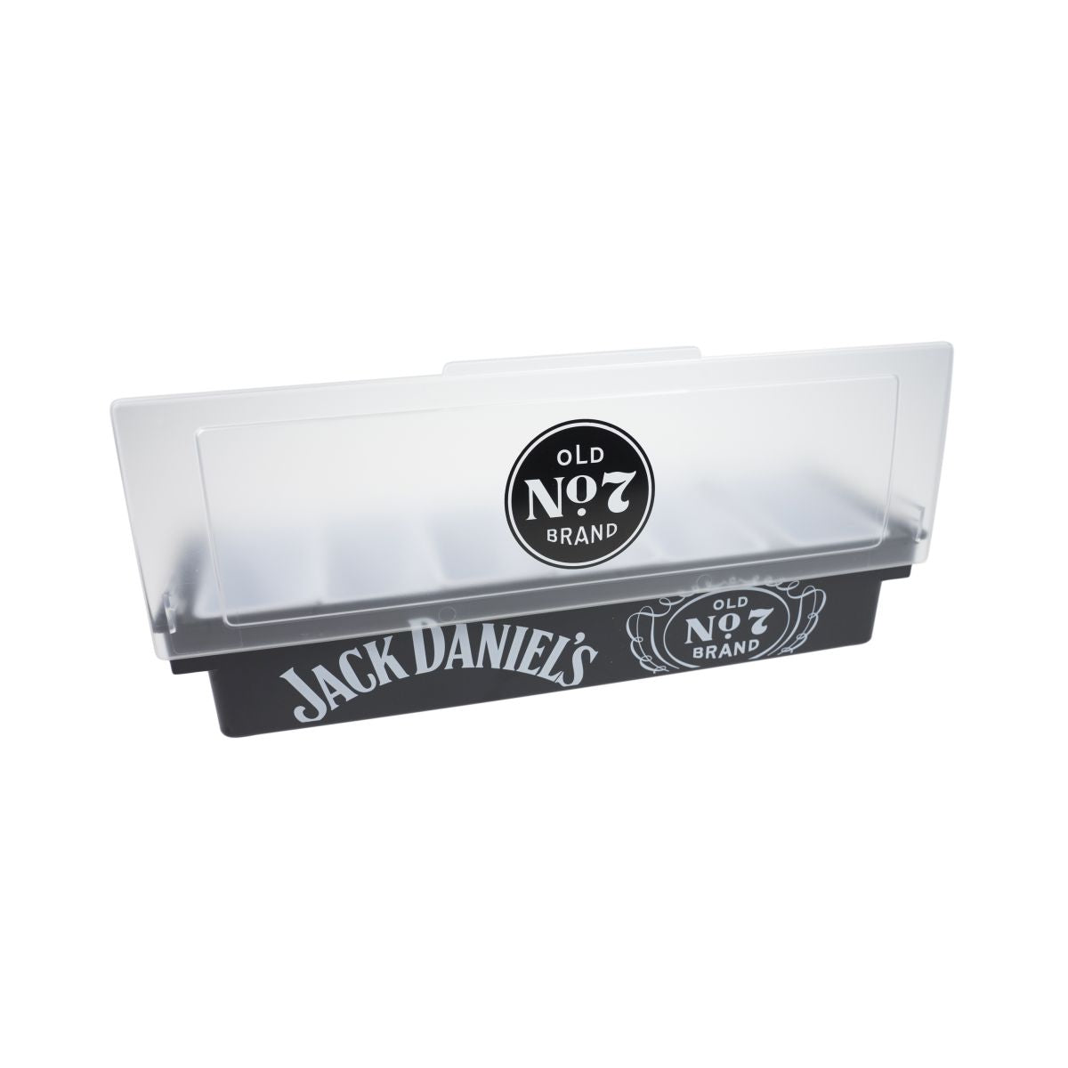 Jack Daniels Barcaddy XL Black 6 Compartments Lid Bar Accessories Bartool Bartender – View 3