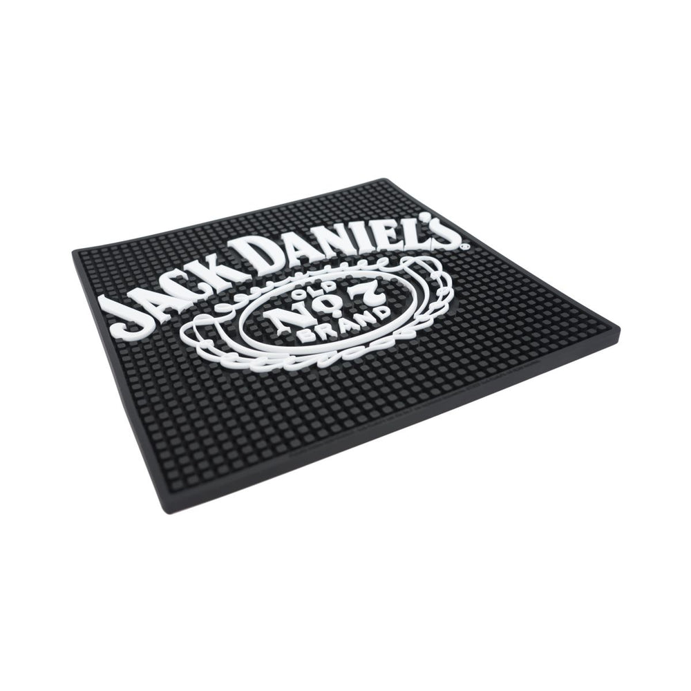 Jack Daniels Bar Mat Square Black Service Mat Bar Mat Pub