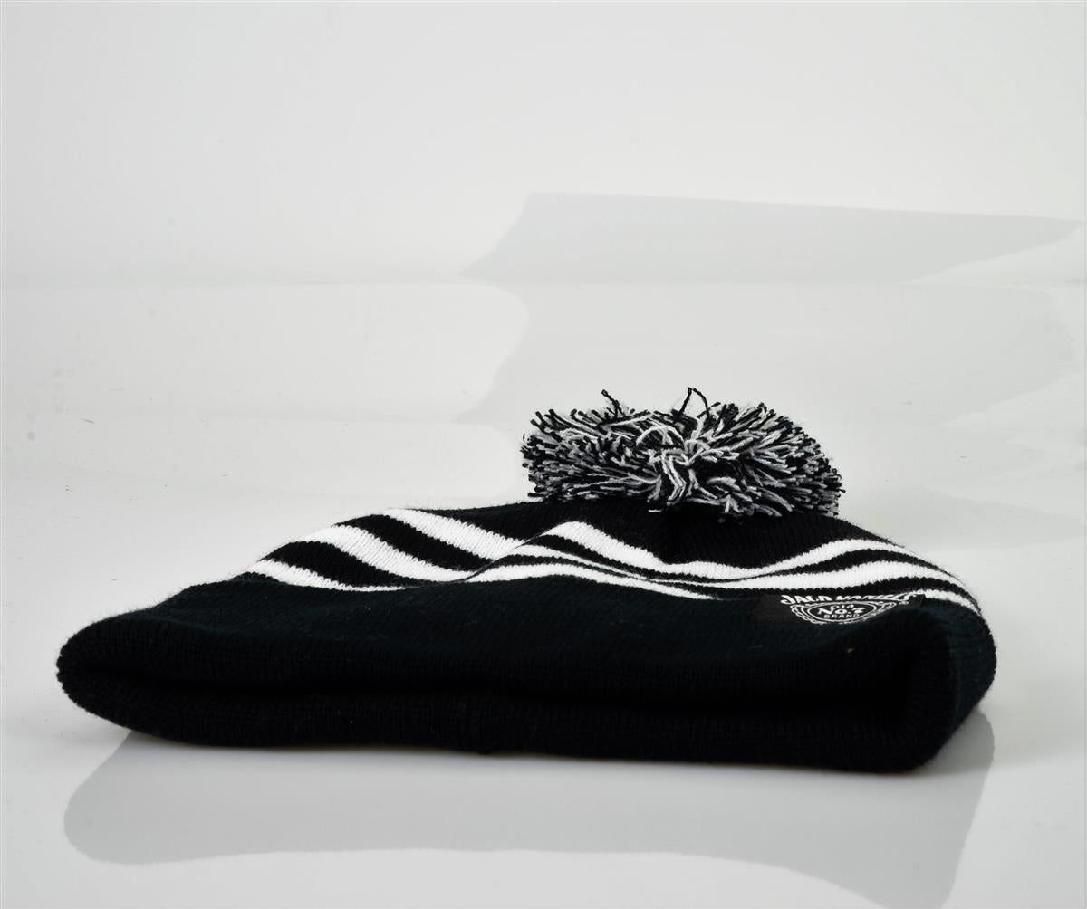 Jack Daniels Beanie Pom Pom Knitted Hat Cap Warm Hat Winter Ski Snow – View 4
