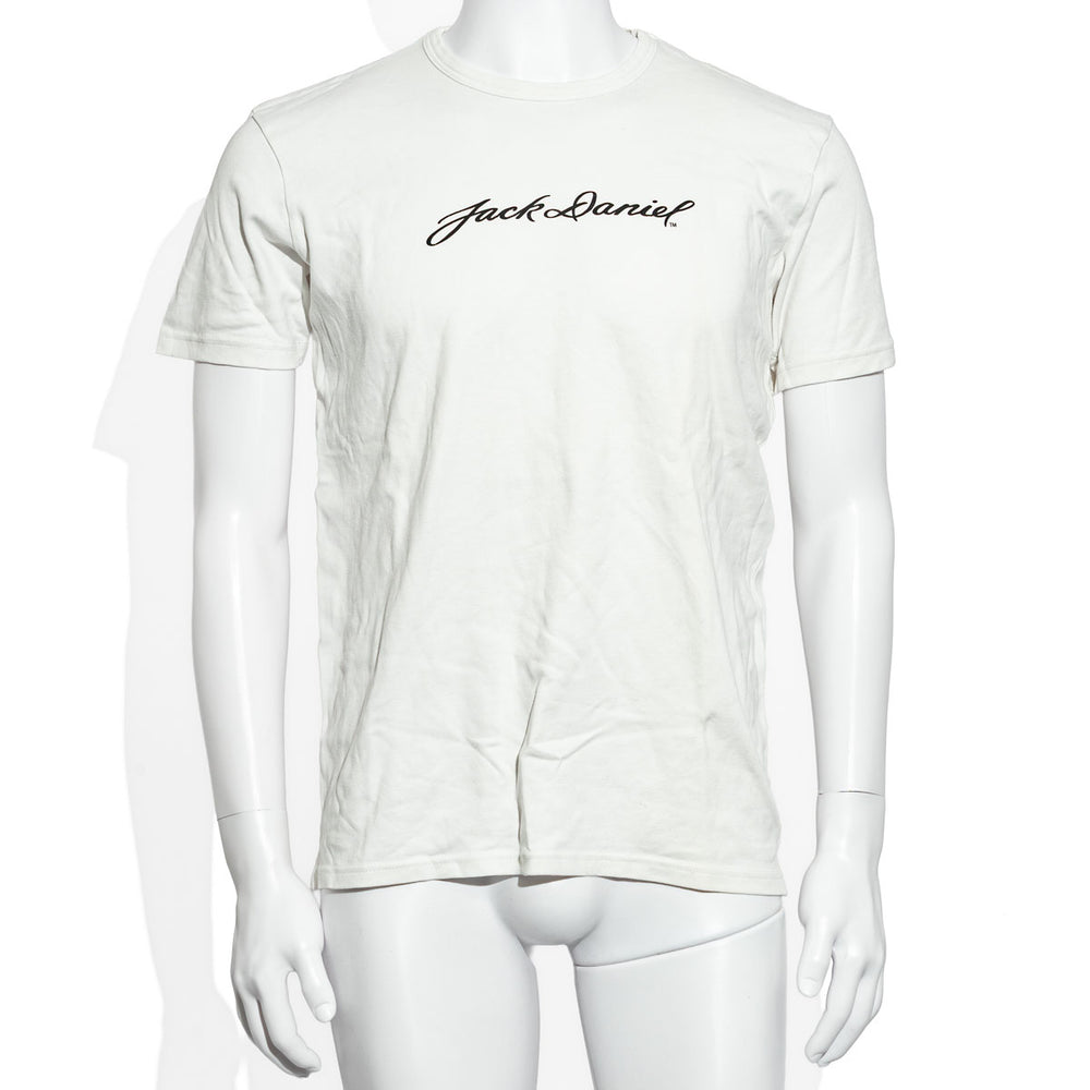 Jack Daniels Festival T-shirt Jack Daniel Women white full logo No. 7 Size L