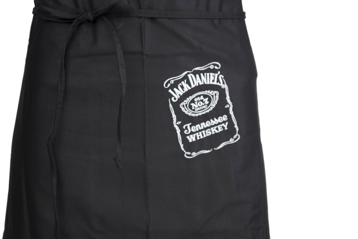 Jack Daniels waiter apron, waist tie, long pocket, catering service – View 3