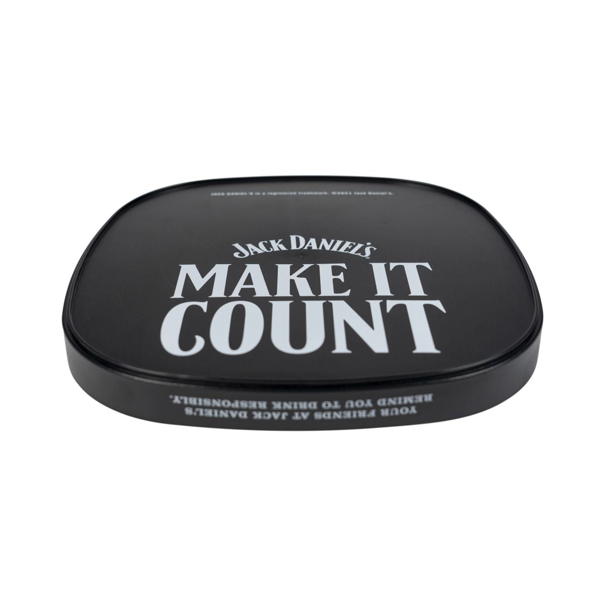 Jack Daniels Serving Tray Square Black Rubberized Make It Count Gastro Accessories – View 4