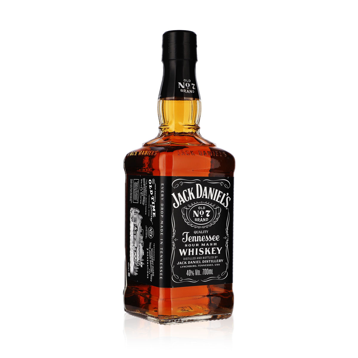 Jack Daniels Tennessee 0.7l 40% vol. Whiskey Old No. 7 – View 2