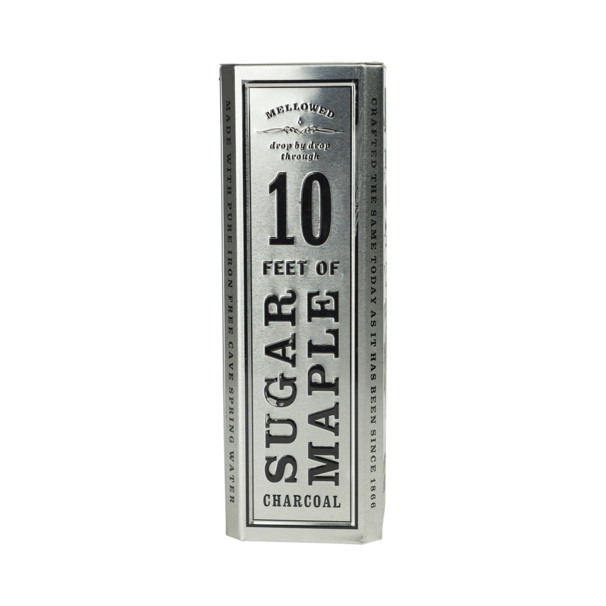 Jack Daniels Whiskey Belch Can Silver "Charcoal Mellowed" 0.7l bottles used – View 3
