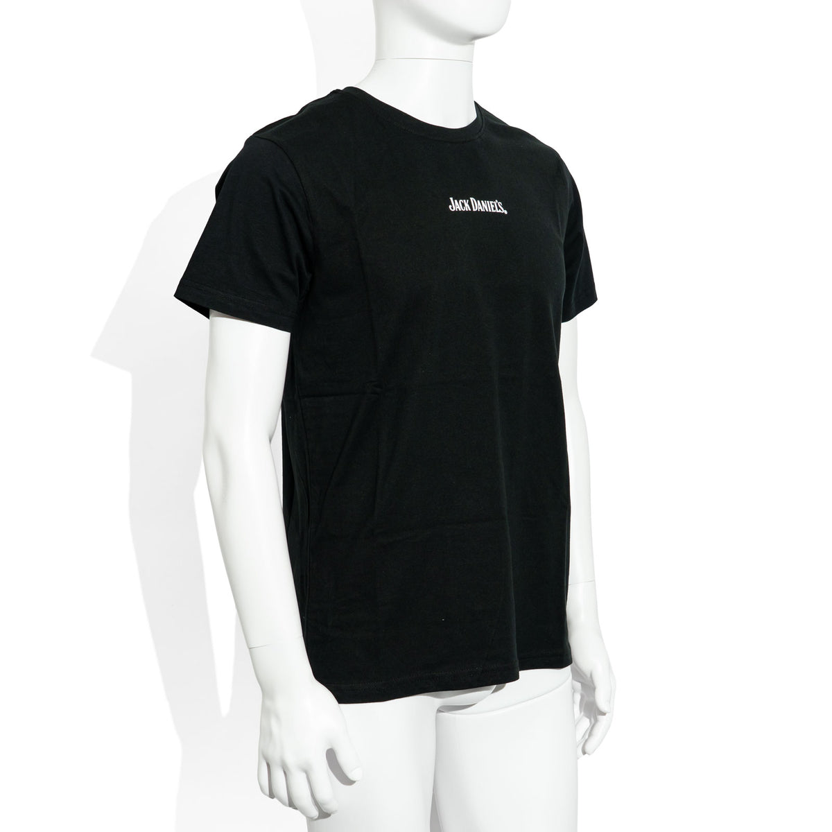 Jack Daniels Whiskey Glass Round Neck Unisex T-Shirt "Please" Cotton – View 2