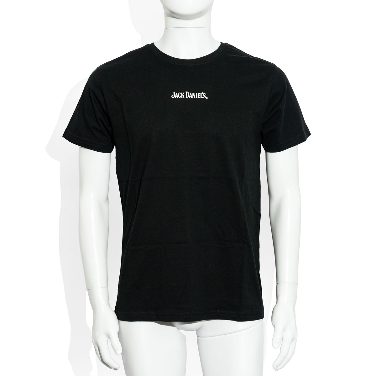 Jack Daniels Whiskey Glass Round Neck Unisex T-Shirt "Please" Cotton