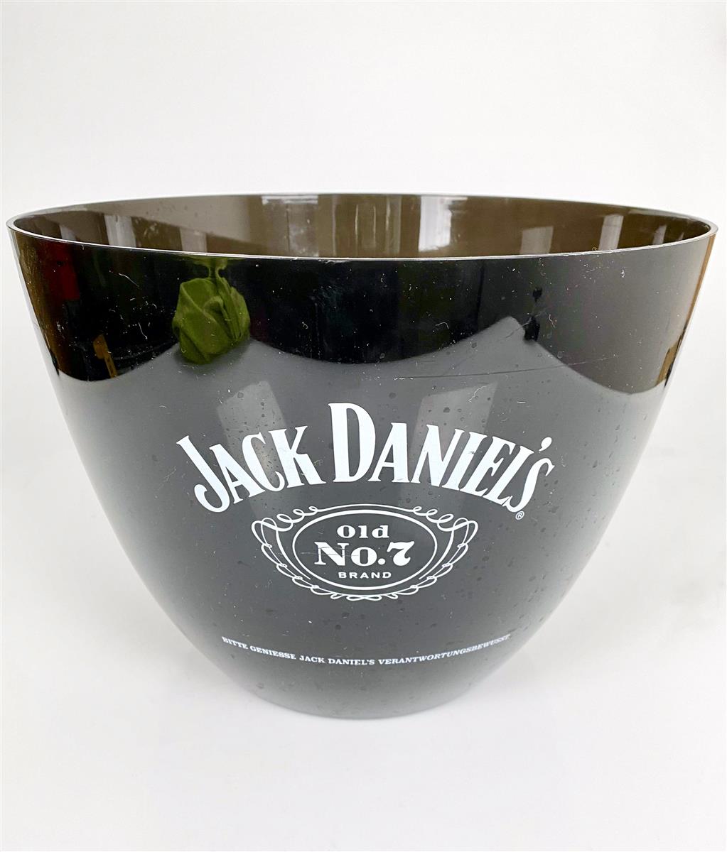 Jack Daniels Whiskey Ice Cube Tray Bottle Cooler XL Ice Box Round Black