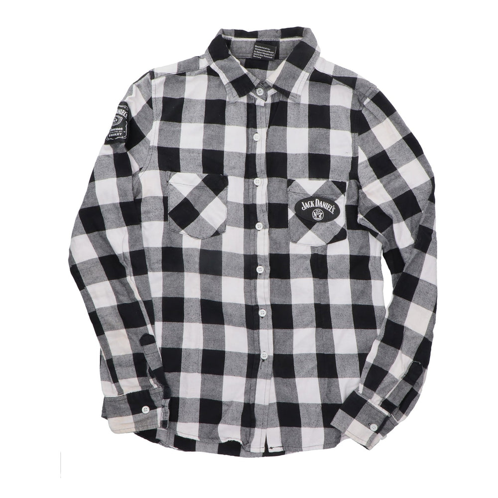 Jack Daniels Whiskey Flannel Lumberjack Shirt Festival Shirt Casual Shirt Size S