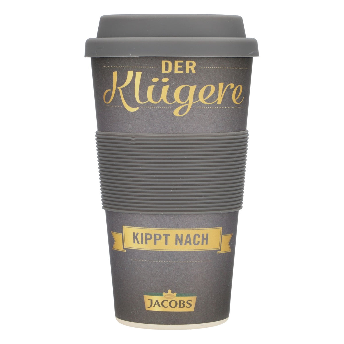 Jacobs Coffee Mug To-Go Coffee Mug Hot Drink Mug Reusable Black