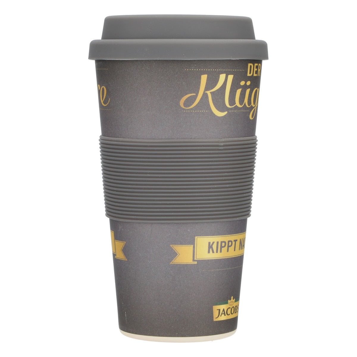 Jacobs Coffee Mug To-Go Coffee Mug Hot Drink Mug Reusable Black – View 2