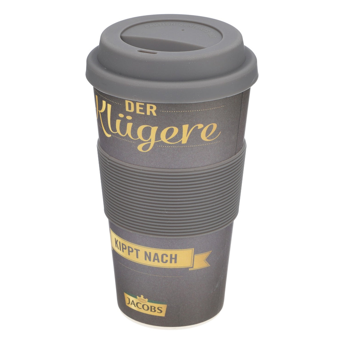 Jacobs Coffee Mug To-Go Coffee Mug Hot Drink Mug Reusable Black – View 3