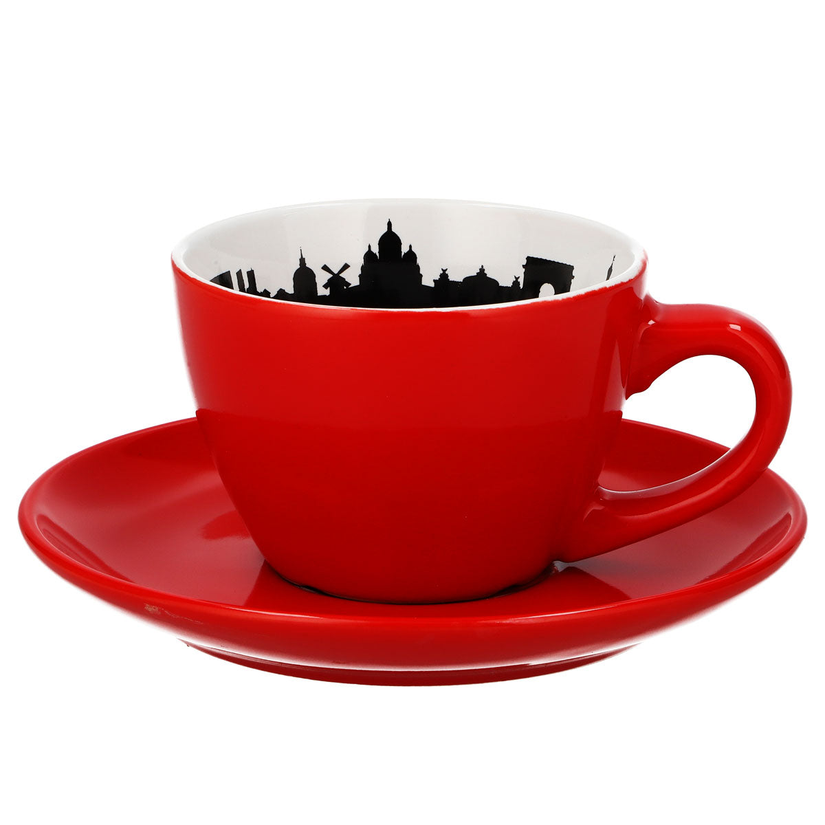 Jacobs Coffee Glass Set: Countries Design International Ceramic Mugs – View 2