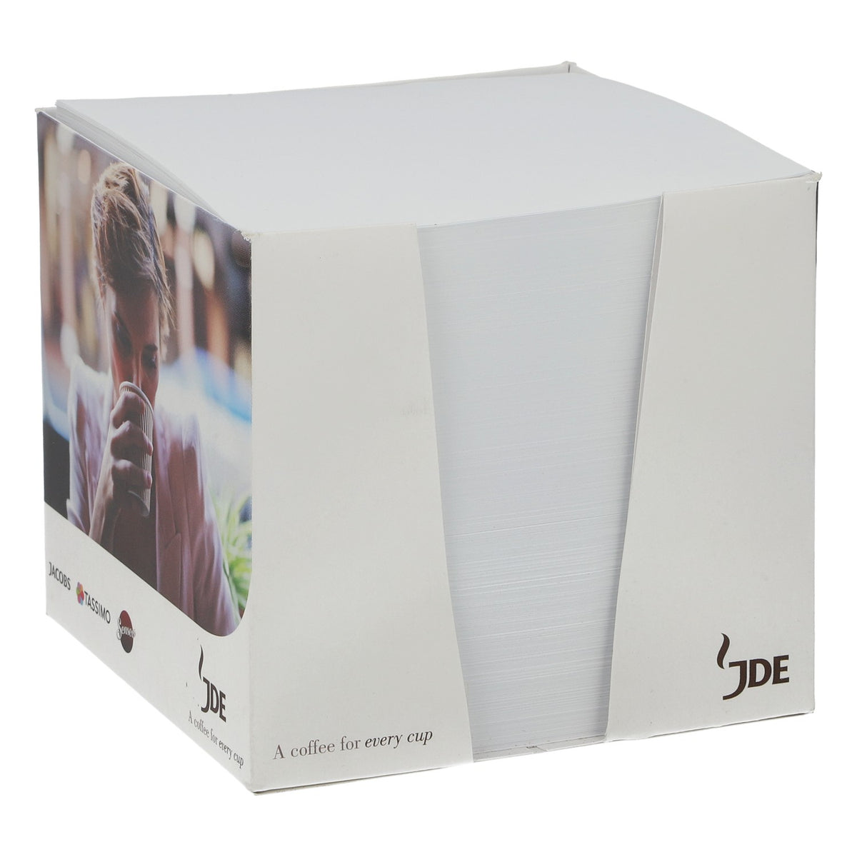 Jacobs Coffee Notepad, Office Notepad with 300 Sheets, 9x9x8, Blank