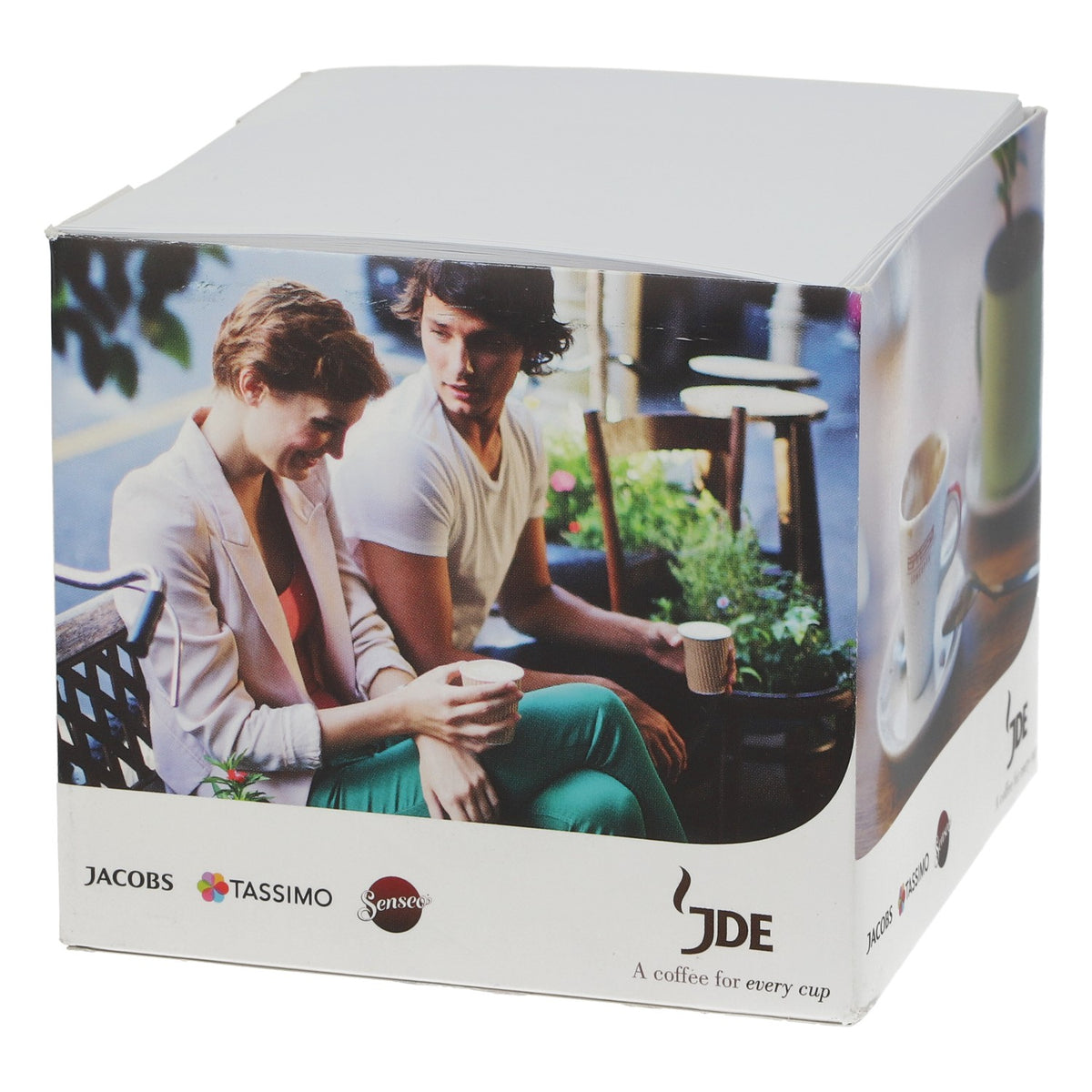 Jacobs Coffee Notepad, Office Notepad with 300 Sheets, 9x9x8, Blank – View 3