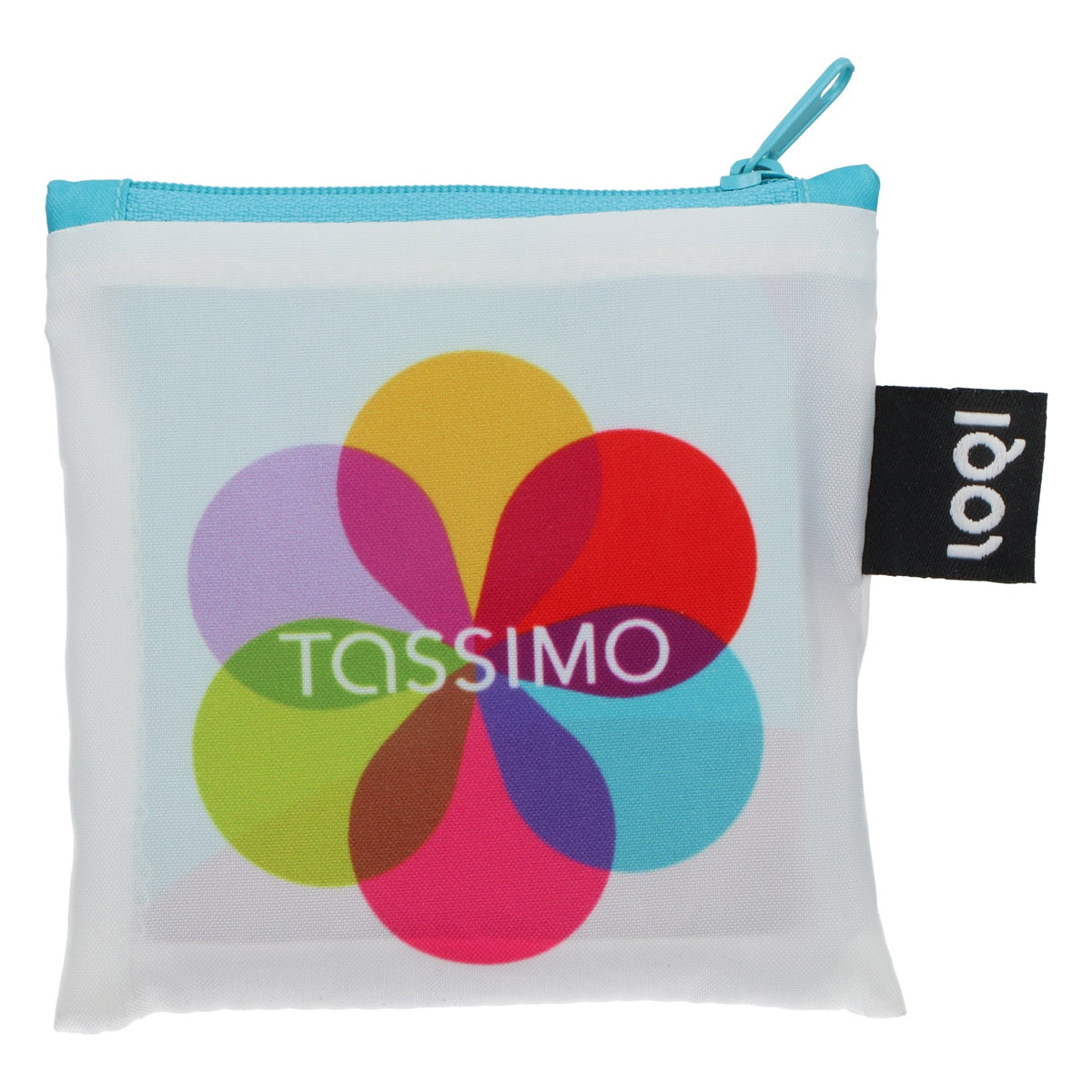 Jacobs LOQI TASSIMO Shopping Bag, Foldable Shopper Bag, Blue with Colorful Patterns, Polyester – View 4