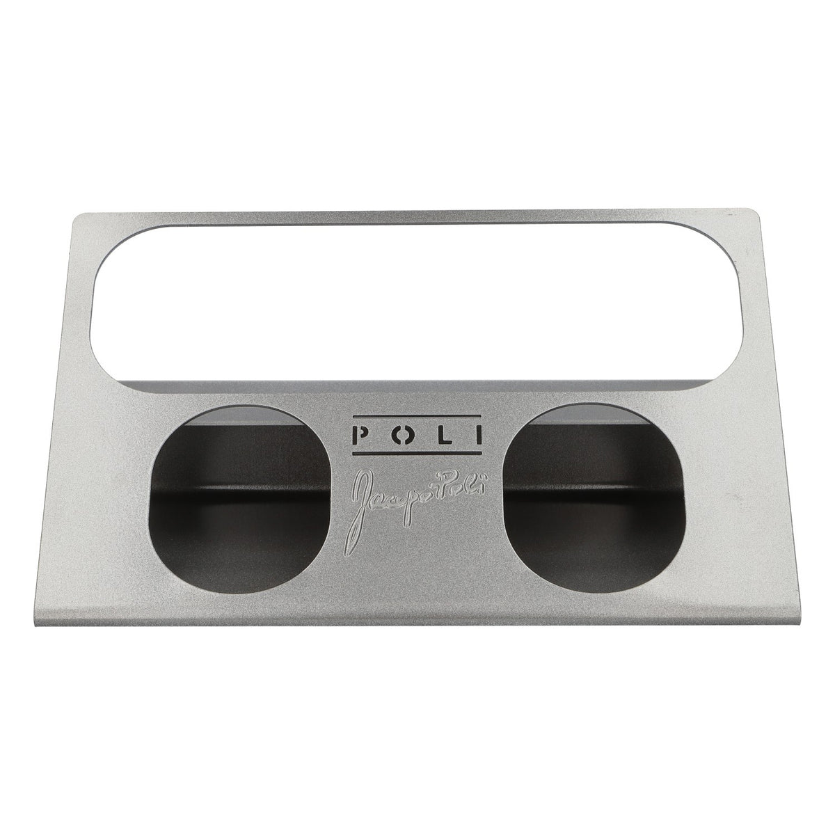 Jacopo Poli Grappa Glorifier Stainless Steel Bottle Holder (Silver) Bar Accessories – View 2