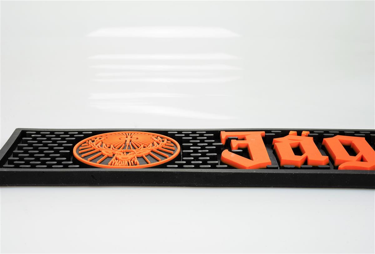 Jägermeister Bar Mat - New, in Original Packaging - Bar Decorative Drip Mat - Glass Mat - Rubber - 52x8cm – View 3