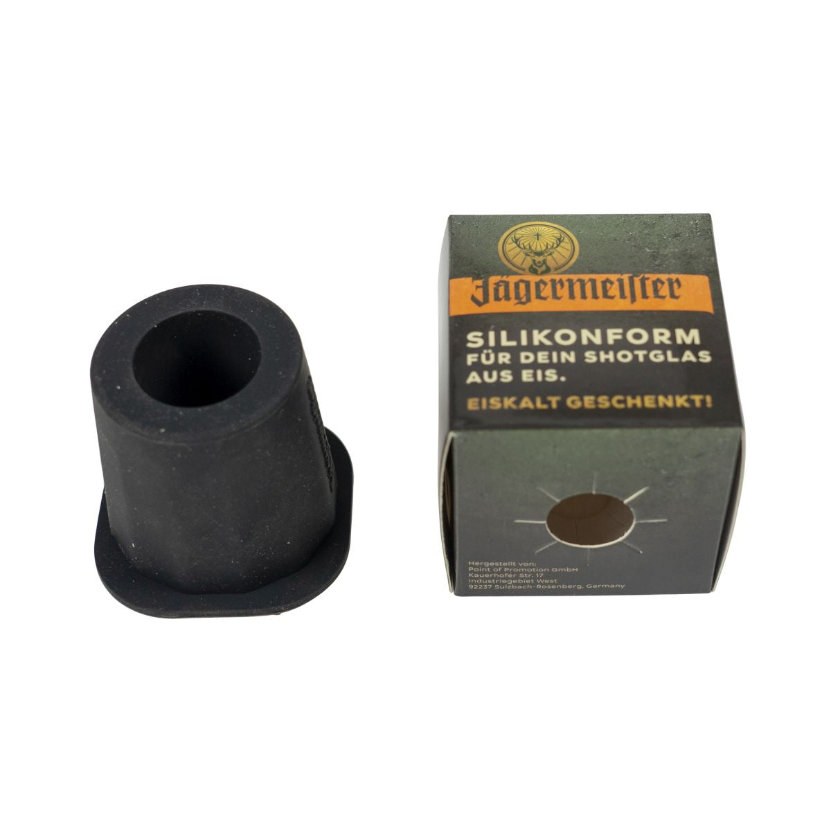 Jägermeister ice cube tray silicone mold shot glass made of ice ice cube maker party – View 2