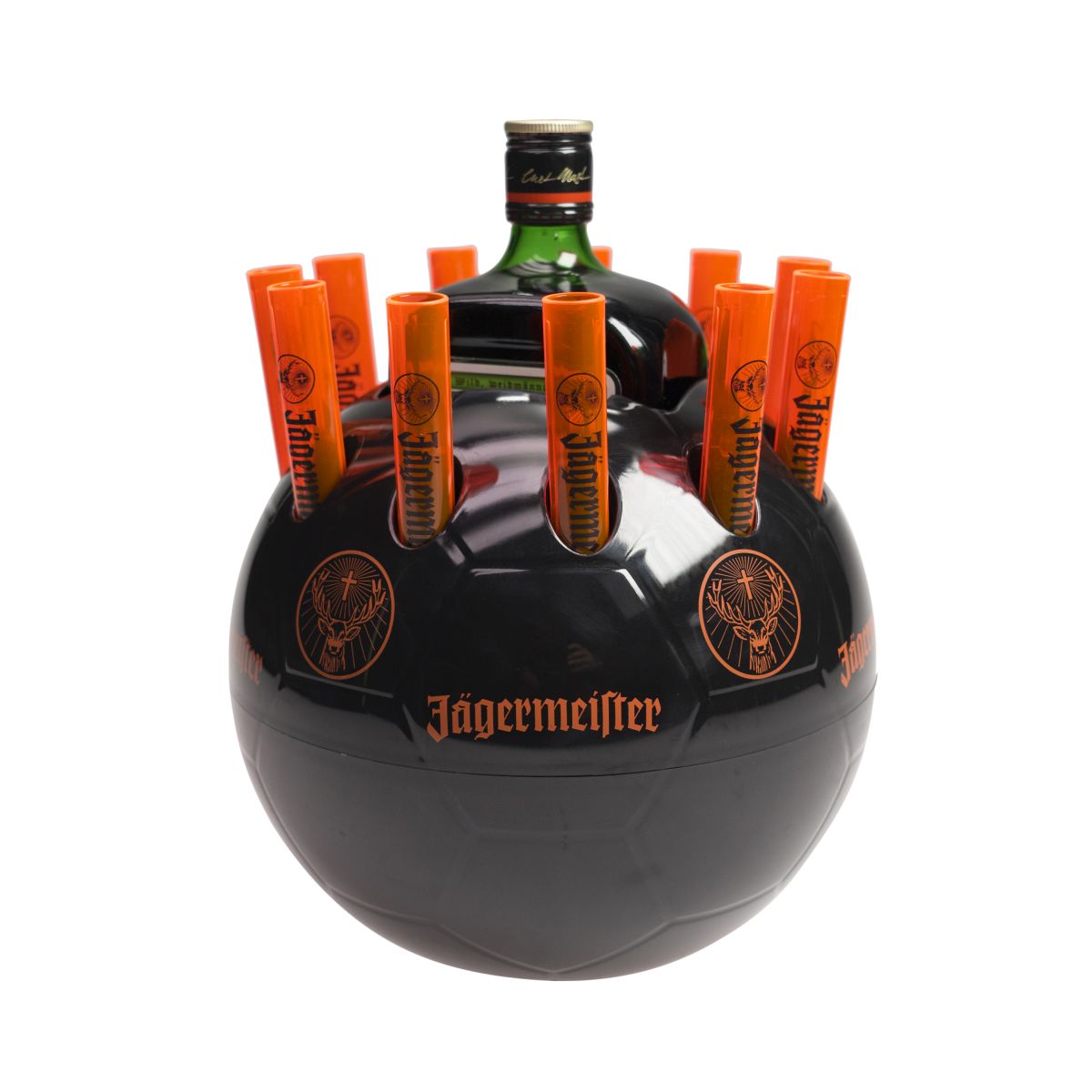 Jägermeister Bottle Cooler Football Tooter Holder Shots Short Presenter – View 2